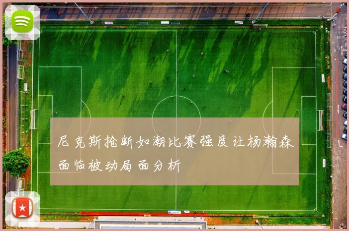 尼克斯抢断如潮比赛强度让杨瀚森面临被动局面分析